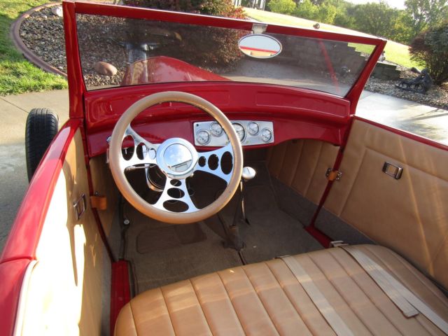1929 Red Ford Roadster Coupe
