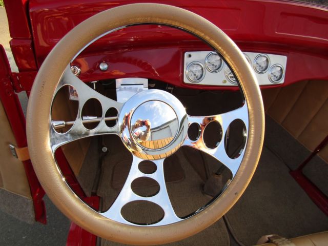 1929 Red Ford Roadster Coupe