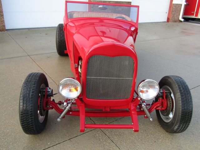 1929 Red Ford Roadster Coupe