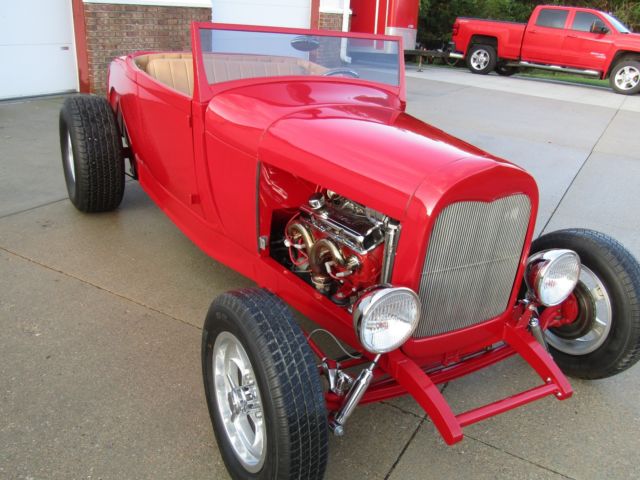 1929 Red Ford Roadster Coupe