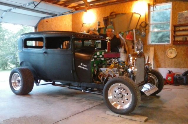 1929 Black Ford Model A Sedan
