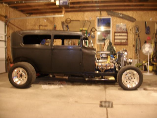 1929 Black Ford Model A Sedan