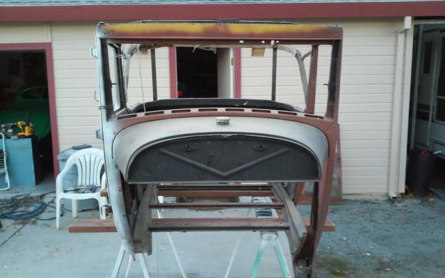 1929 Yellow Ford Model A