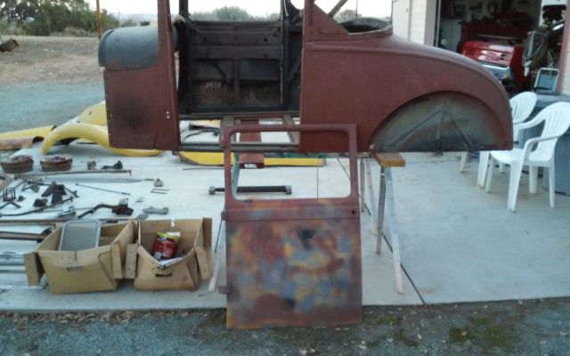 1929 Yellow Ford Model A