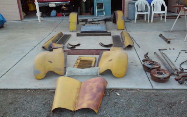 1929 Yellow Ford Model A