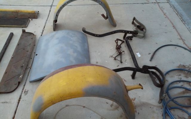 1929 Yellow Ford Model A