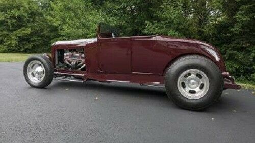 1929 MAROON Ford Model A Convertible