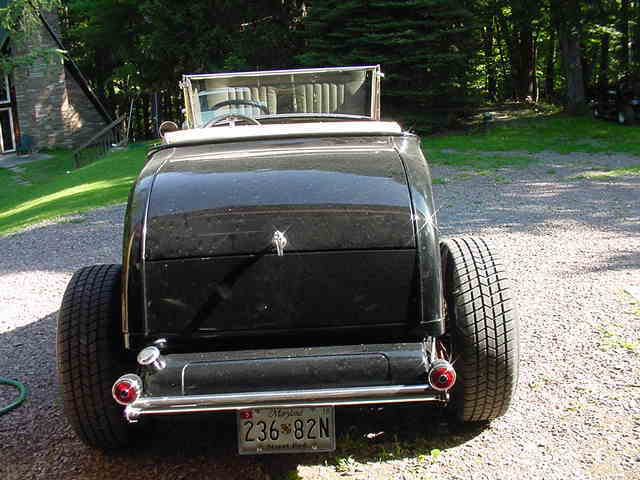1929 Black Ford Model A street rod