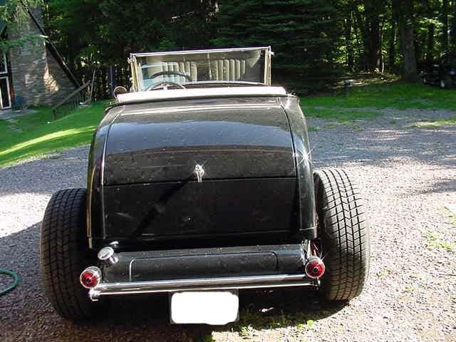 1929 Black Ford Model A street rod