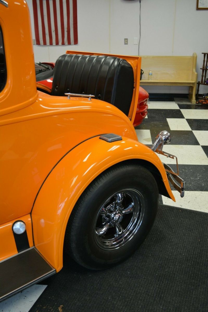 1929 Orange Ford Model A Coupe