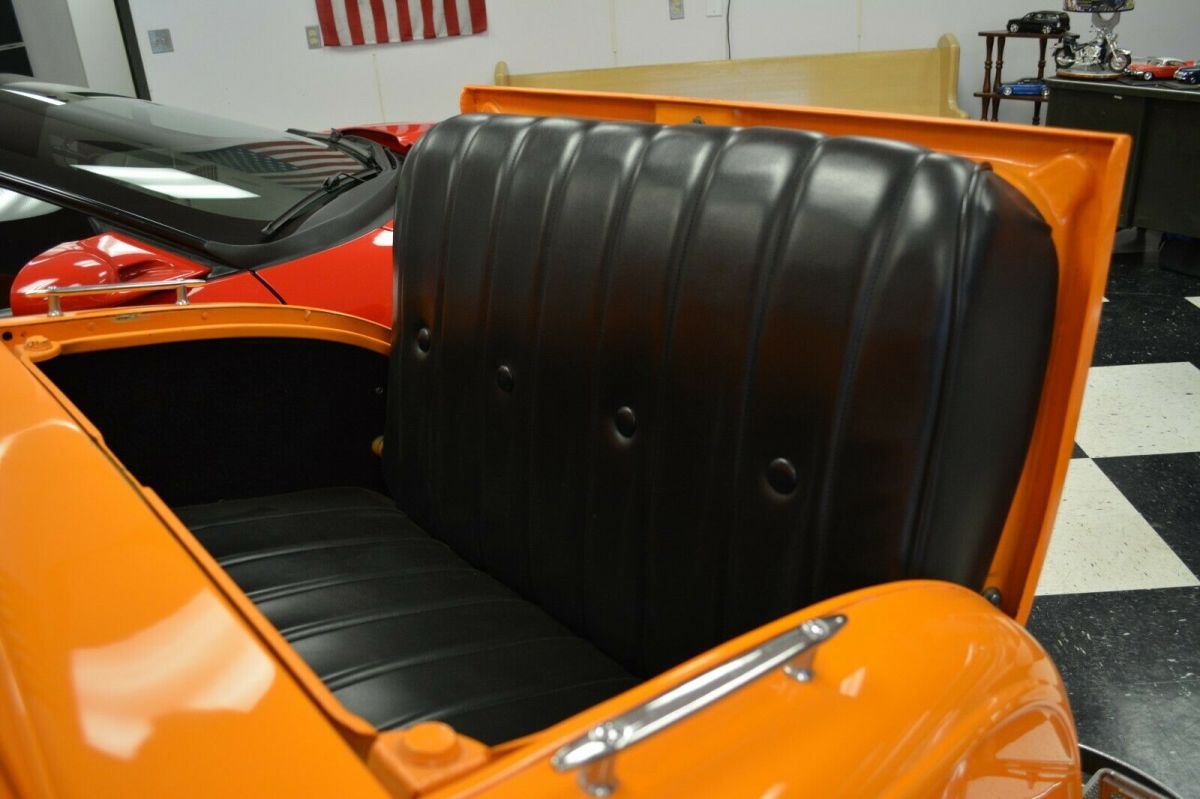 1929 Orange Ford Model A Coupe