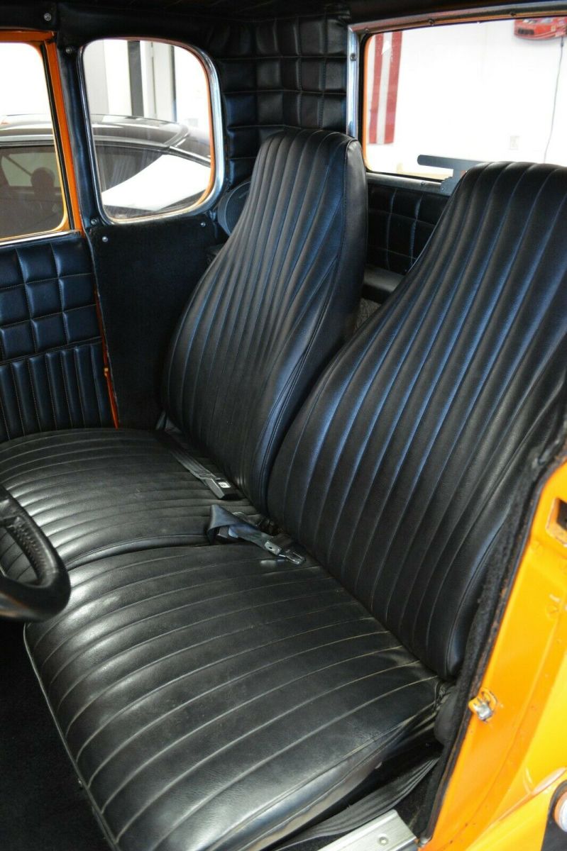 1929 Orange Ford Model A Coupe