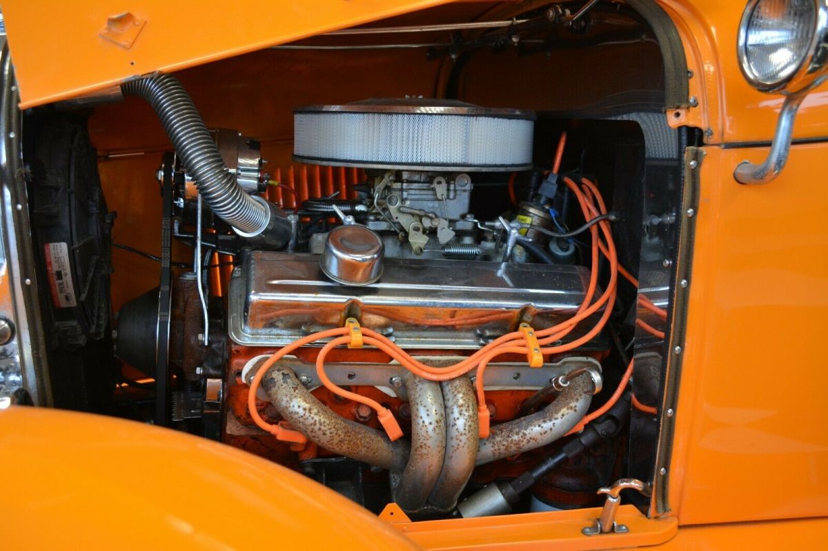 1929 Orange Ford Model A Coupe