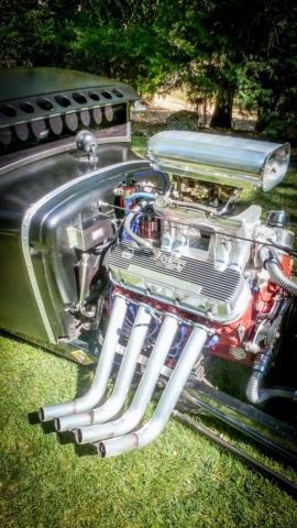 1929 Satin Black Ford Modified Model-A Pickup