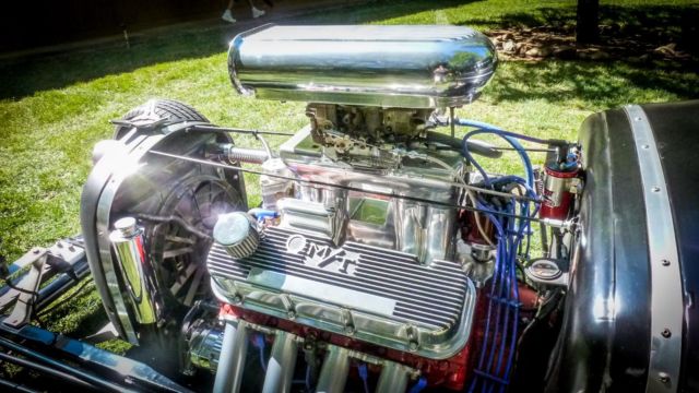 1929 Satin Black Ford Modified Model-A Pickup