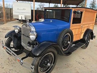 1929 Blue Ford Model A Wagon
