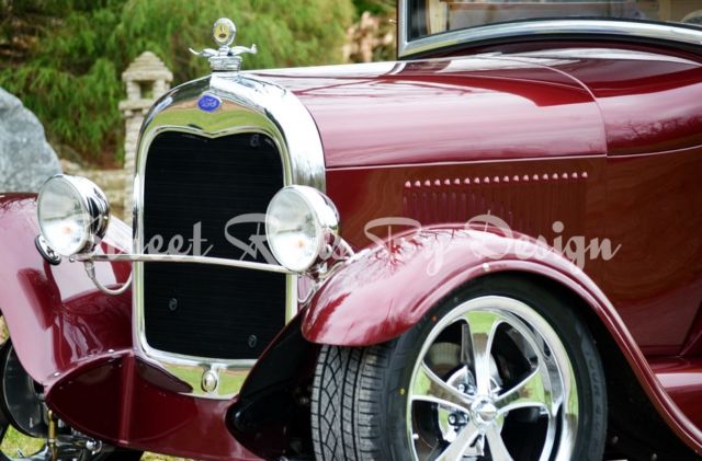 1929 Maroon Ford Other Woody