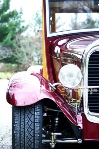 1929 Maroon Ford Other Woody