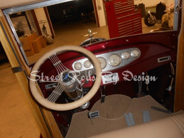 1929 Maroon Ford Other Woody