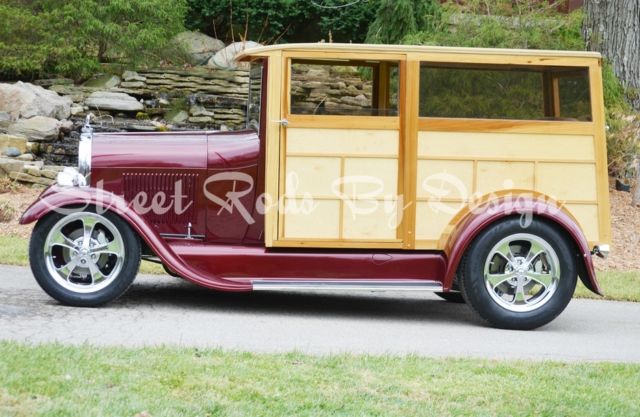 1929 Maroon Ford Other Woody