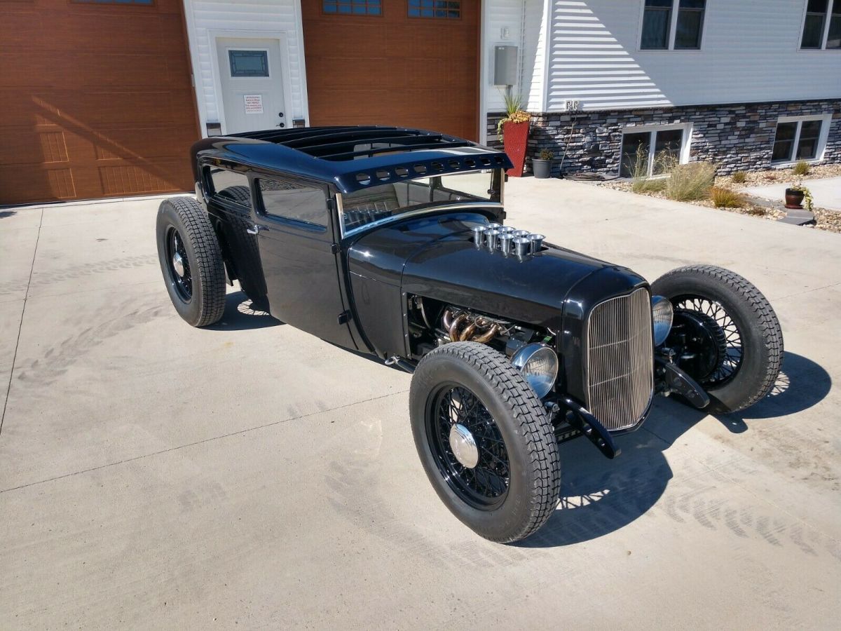 1929 Black Ford Model A Sedan