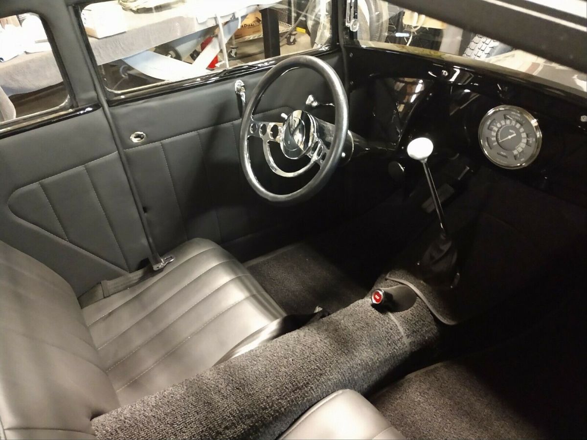 1929 Black Ford Model A Sedan