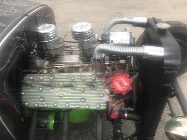 1929 black flat Ford Model T convertible