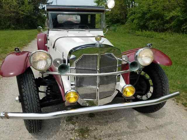 1929 White Mercedes-Benz Gazelle Convertible