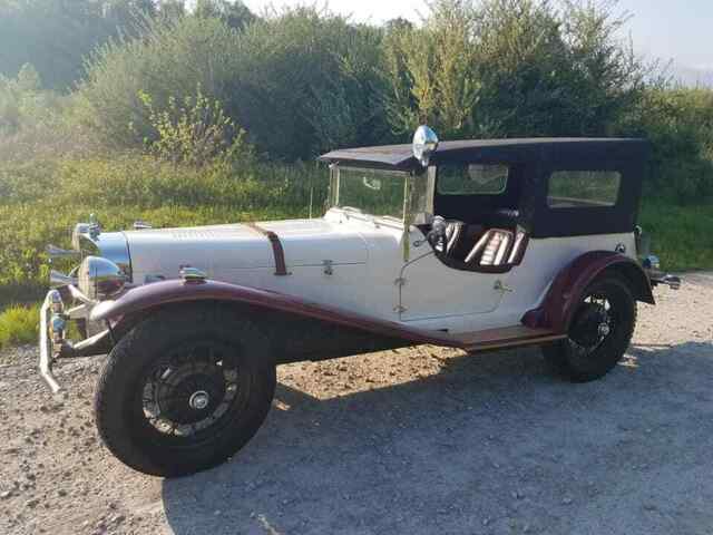 1929 White Mercedes-Benz Gazelle Convertible