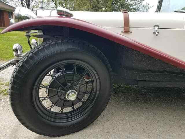 1929 White Mercedes-Benz Gazelle Convertible