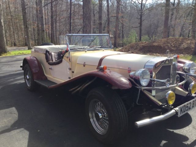 1929 Burgundy/ cream/ off white Mercedes-Benz Other Roadster