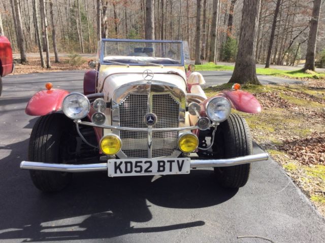 1929 Burgundy/ cream/ off white Mercedes-Benz Other Roadster