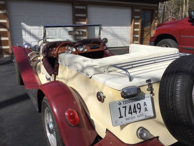 1929 Burgundy/ cream/ off white Mercedes-Benz Other Roadster