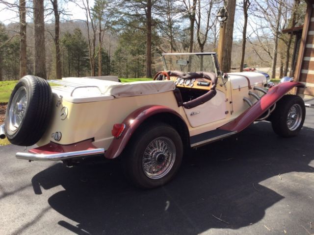 1929 Burgundy/ cream/ off white Mercedes-Benz Other Roadster