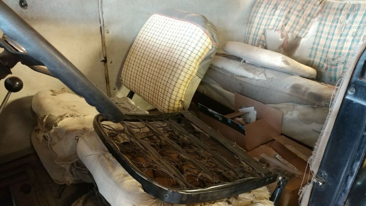 1929 Black Ford Model A Sedan