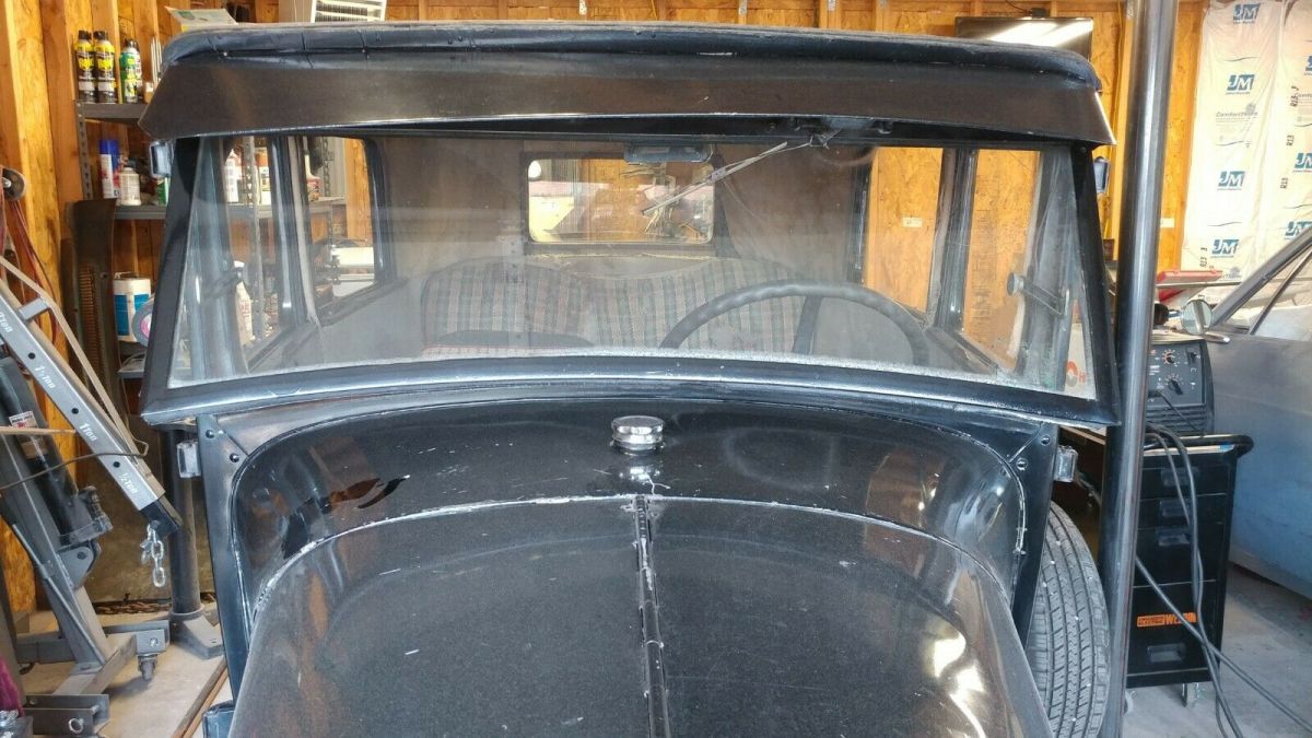 1929 Black Ford Model A Sedan