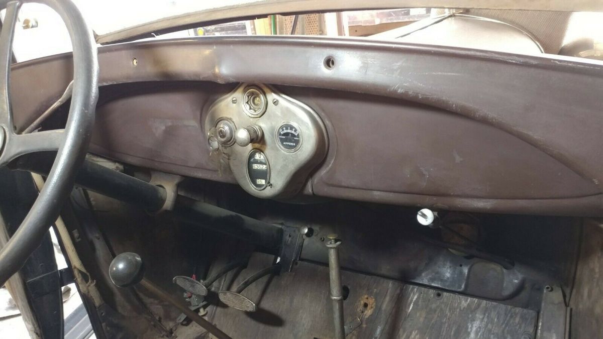 1929 Black Ford Model A Sedan