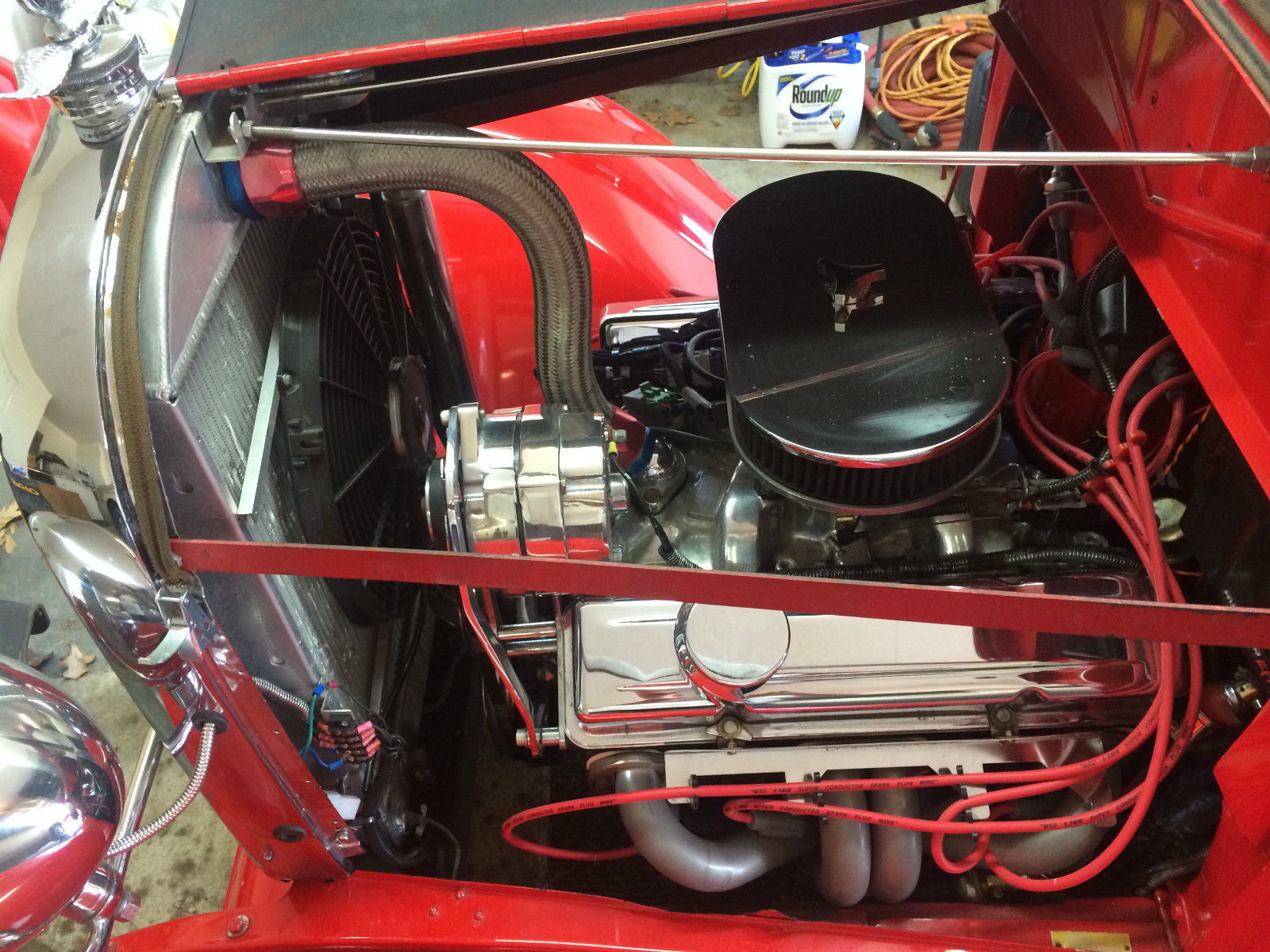 1929 Old Candy Apple Red Ford Model A Coupe