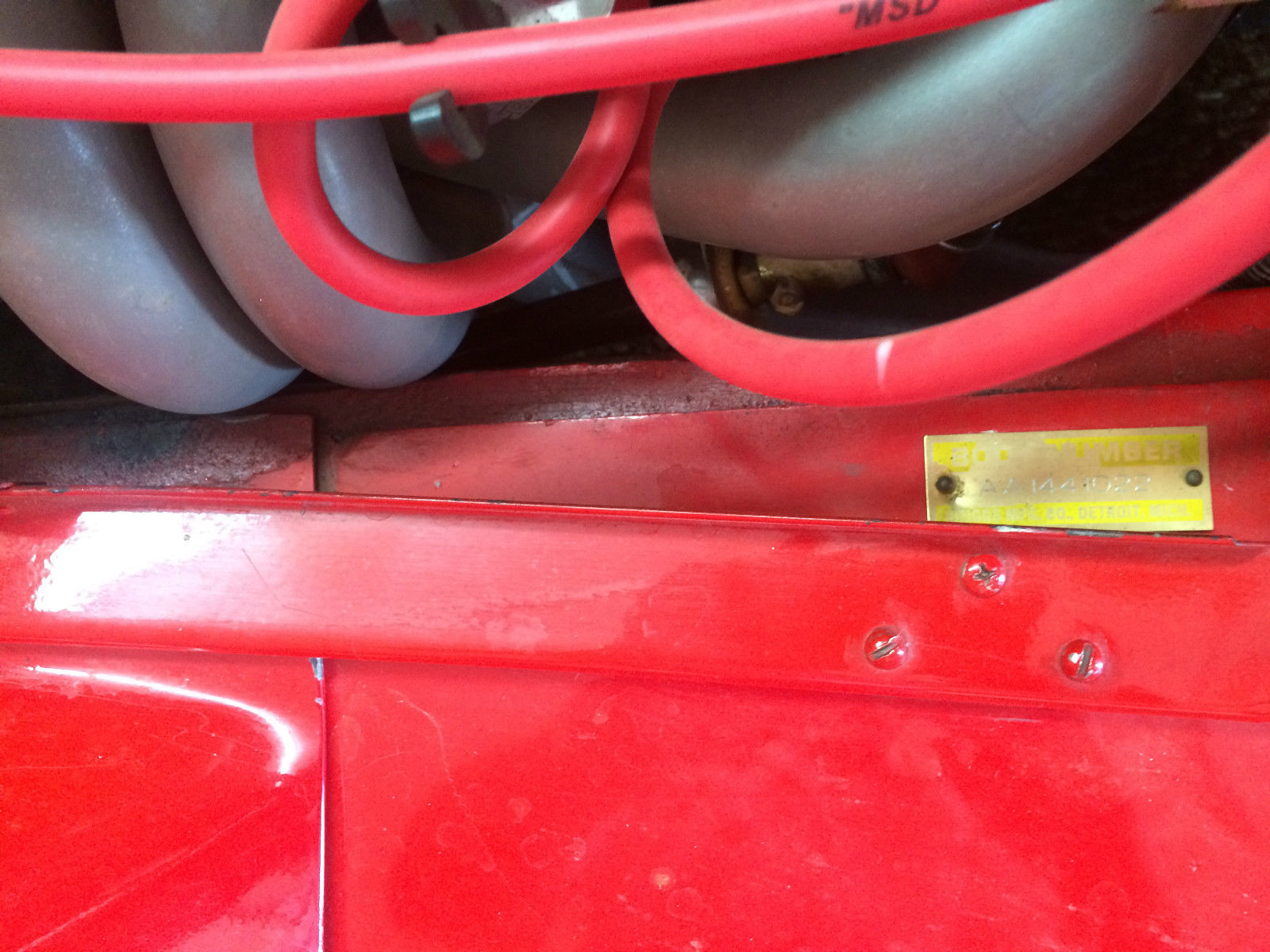 1929 Old Candy Apple Red Ford Model A Coupe