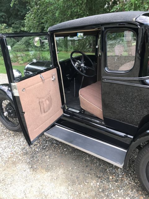1929 Black Ford Model A Coupe