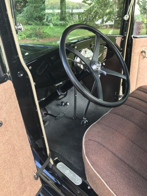 1929 Black Ford Model A Coupe