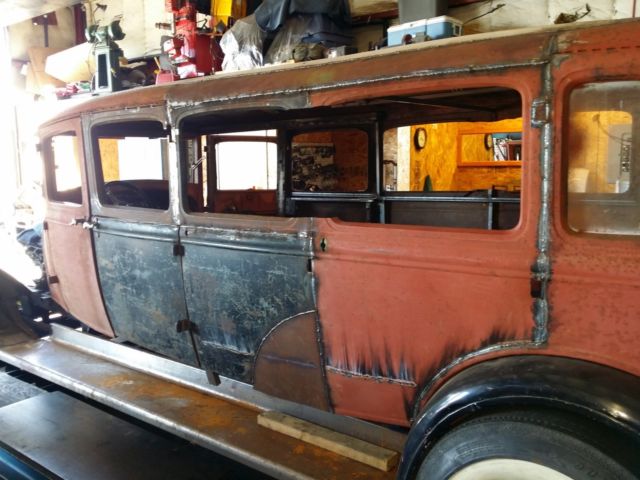 1929 Black Ford Model A Hearse