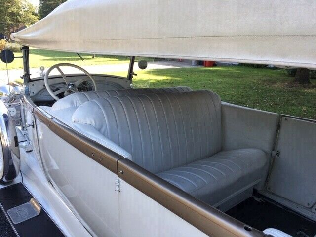 1929 White Ford Model A Limousine