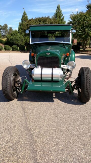 1929 Green Ford Model A Panel Wagon