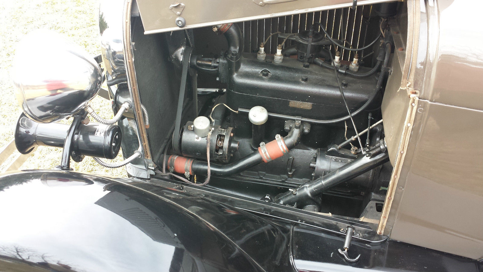 1929 Commercial Drab and Black Ford Model A Roadster