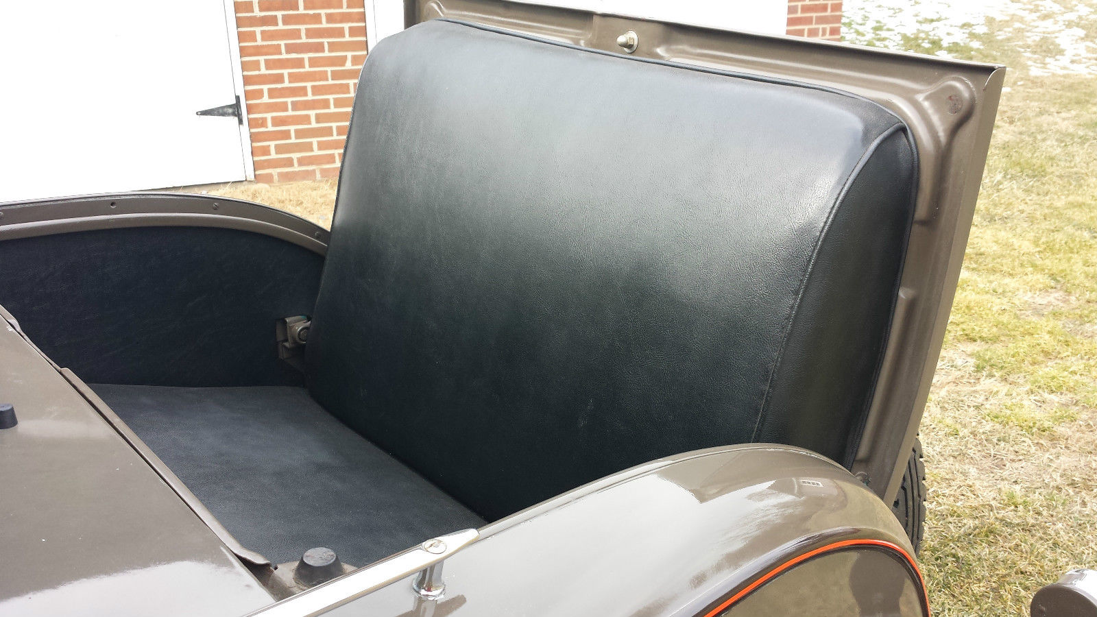 1929 Commercial Drab and Black Ford Model A Roadster