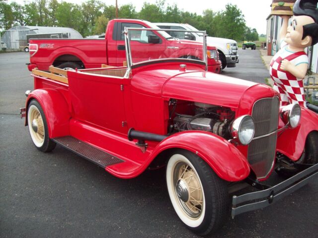1929 Red Ford 1/2 Ton Pickup Convertible