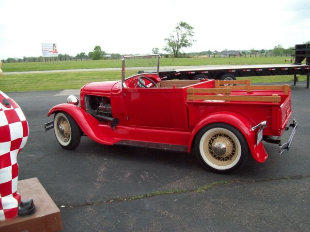 1929 Red Ford 1/2 Ton Pickup Convertible