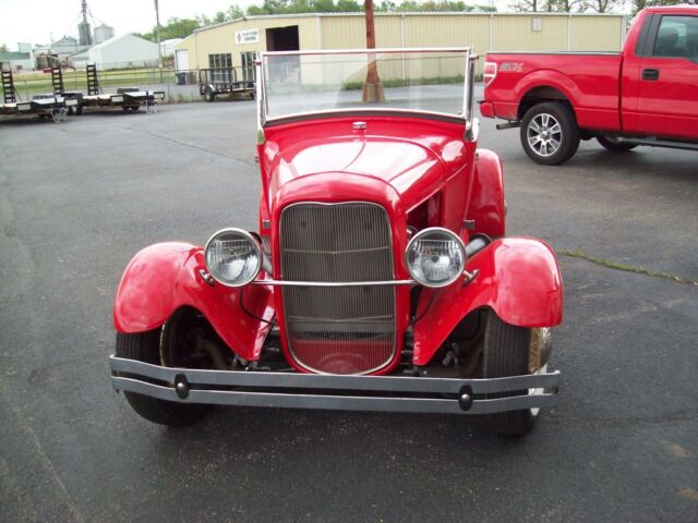 1929 Red Ford 1/2 Ton Pickup Convertible