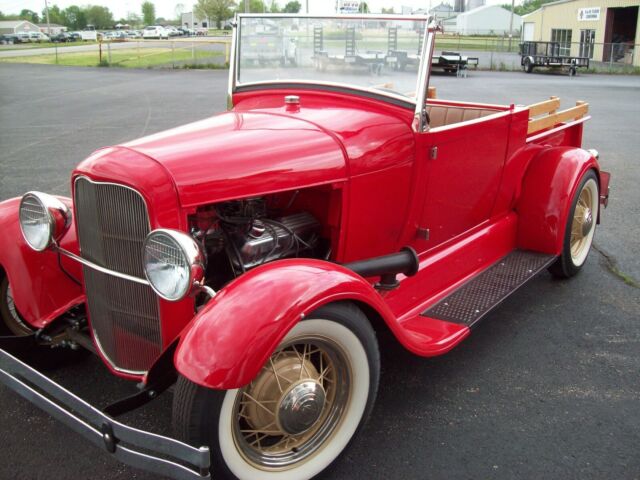 1929 Red Ford 1/2 Ton Pickup Convertible